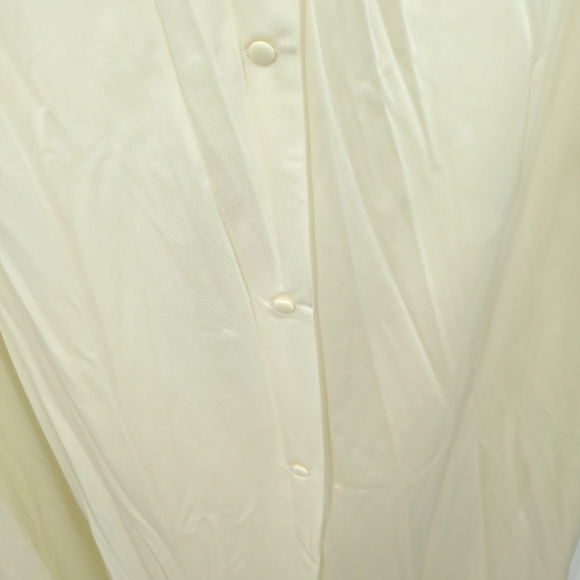 Vintage X Shadowline Nightgown Peignoir Lace Floral Ivory Nylon Made USA Women M - Picture 4 of 8